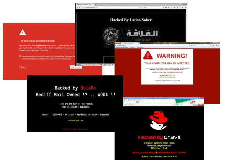 WordPress Maintenance Penang - Hacked Website Example