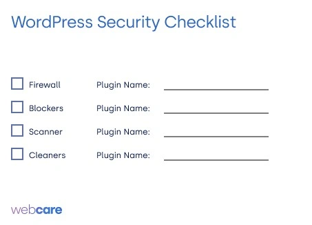 wordpress security checklist